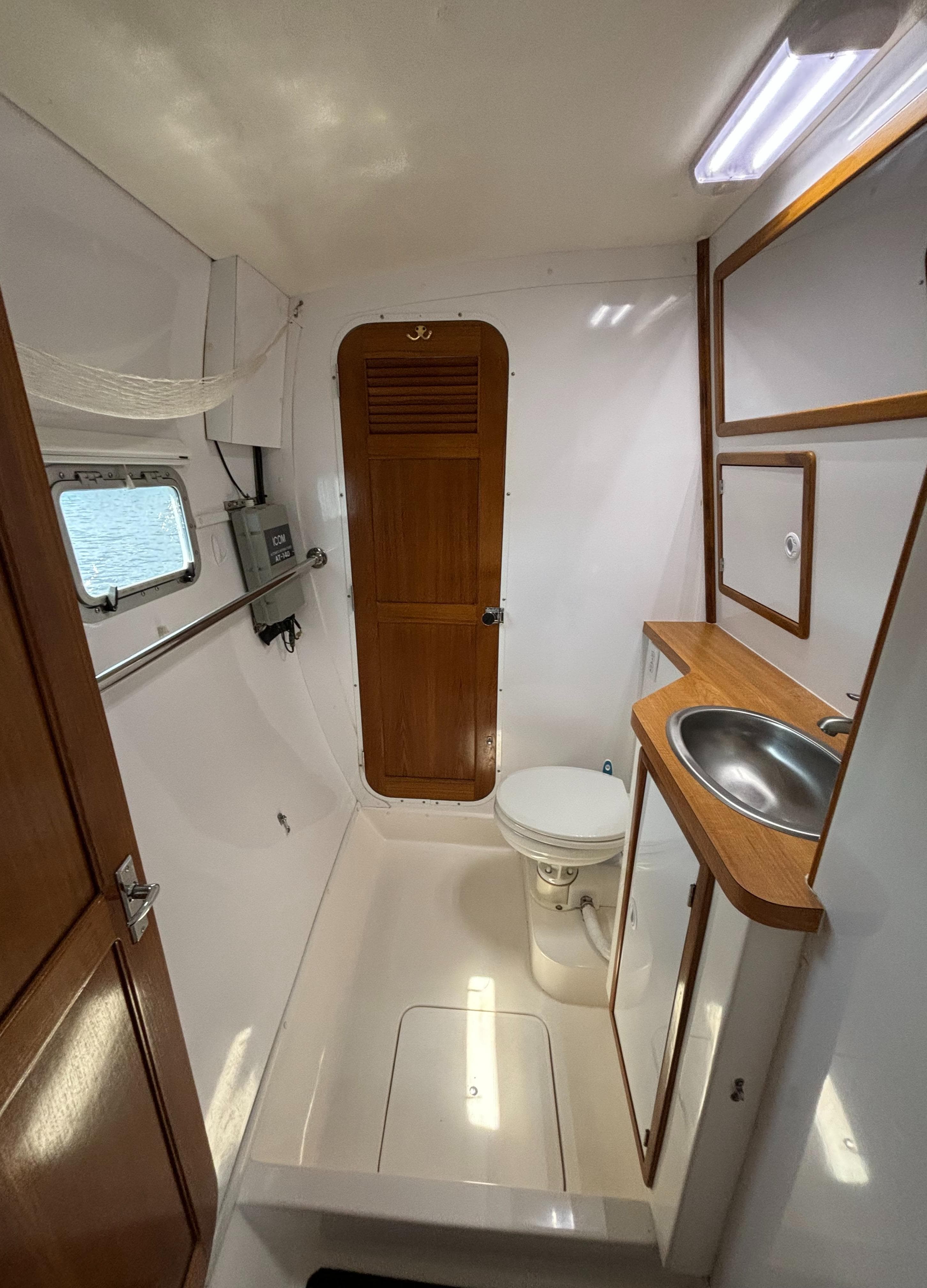 Owner's Head port hull foreward